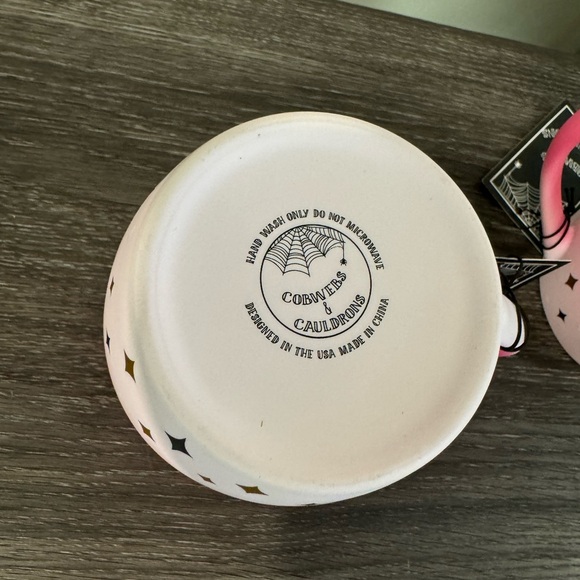 Cobwebs & Cauldron Halloween Vampire FANGS Halloween “Soft touch “ Mugs - Picture 6 of 7